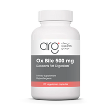 Load image into Gallery viewer, Allergy Research Group -Ox Bile - 100 capsules (500 mg.)