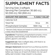 Load image into Gallery viewer, BodyBio PC (Phosphatidylcholine) - 300 SoftGels (1300mg)