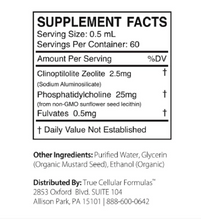 Load image into Gallery viewer, CytoDetox® Liposomal Zeolite Clinoptilolite with Fulvates