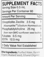 Load image into Gallery viewer, CytoDetox+ (CytoDetoxPlus) Zeolites Clinoptilolite with EDTA 1oz tincture