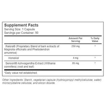 Load image into Gallery viewer, Calm Support (Formerly Cortisol Management) 90 Capsules SFI