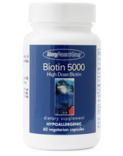 Load image into Gallery viewer, Allergy Research Group - Biotin 5000 mcg 60 veg capsules