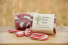 Load image into Gallery viewer, Simple Life Mom - Candy Cane Soap 4oz.