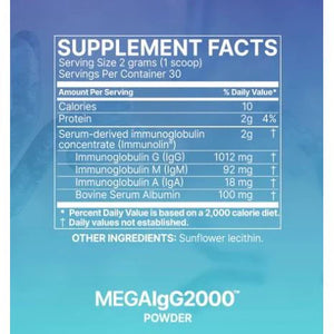 MicroBiome Labs - MegaIgG2000 - Powder 2.1oz