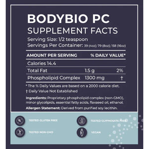 BodyBio PC (Phosphatidylcholine) - Liquid (8oz.)