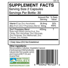 Load image into Gallery viewer, TCF - Zinc7 - 60 capsules
