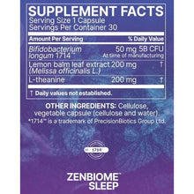 Load image into Gallery viewer, MicroBiome Labs - ZenBiome Sleepâ„¢ - 30 capsules
