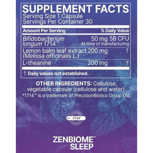 MicroBiome Labs - ZenBiome Sleepâ„¢ - 30 capsules