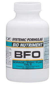 Systemic Formulas: #114 - BFO - BORAGE/FLAX/FISH OILS