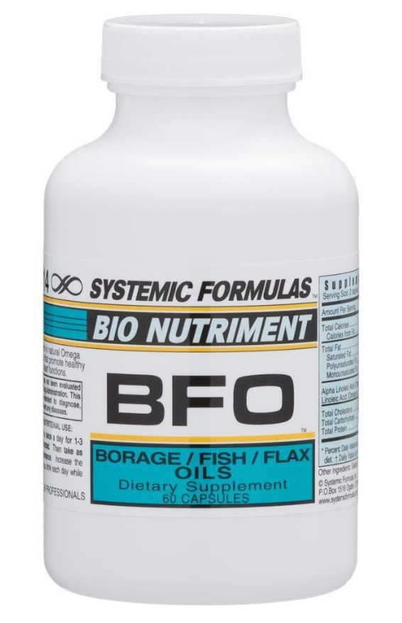 Systemic Formulas: #114 - BFO - BORAGE/FLAX/FISH OILS