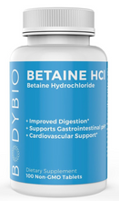 Load image into Gallery viewer, BodyBio - Betaine HCl - 100 tablets (324mg)
