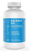 Load image into Gallery viewer, BodyBio Balance Oil Capsules - 300 softgels (1300mg)
