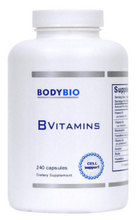 Load image into Gallery viewer, BodyBio - Vitamin B+ - Hi Potency - 240 capsules
