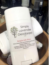 Load image into Gallery viewer, Simple Life Mom - Simply Lavender Deodorant - 2.5 oz
