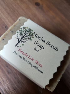 Simple Life Mom - Mocha Scrub Soap Bar - 4oz