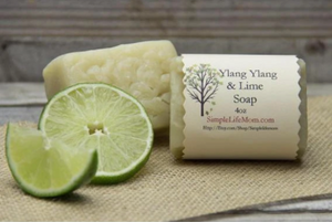Simple Life Mom - Ylang Ylang & Lime Soap 4oz.