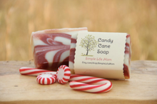Load image into Gallery viewer, Simple Life Mom - Candy Cane Soap 4oz.
