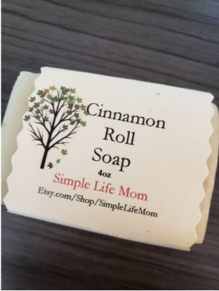 Simple Life Mom - Cinnamon Roll Soap 4oz