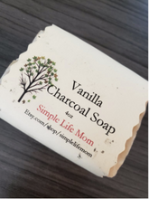 Load image into Gallery viewer, Simple Life Mom - Vanilla Charcoal Soap 4oz
