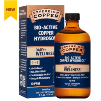 Sovereign Copper - Bio-Active Copper Hydrosol - 8 fl oz